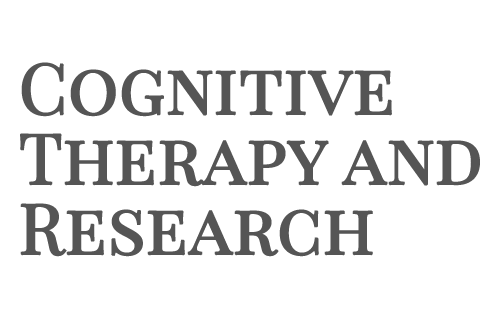Logo cognitive therapy research
